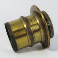 Antique F8-44 brass lens