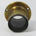 Antique F8-44 brass lens