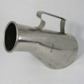 Vintage stainless steel male bed urinal