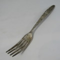 Lot of 9 De Moutfort silver plated forks - vintage