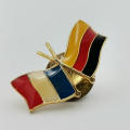 Vintage Germany / France pin badge