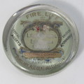 Antique paper weight for Fire, Life insurance Company