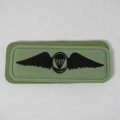 SANDF Paratrooper instructor wing embossed badge