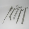 Lot of 5 Dentist stainless steel tools - unused