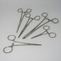 Lot of 5 Dentist clamps