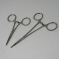 Lot of 5 Dentist clamps