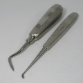 Lot of 5 dentist tools - stainless steel