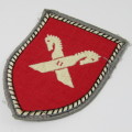 German Army 3rd Panzer division cloth patch