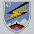 Vintage German Air force 49 Fighter Bomber squadron cloth patch