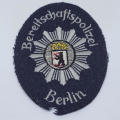 German Berlin city Riot police cloth patch