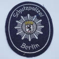 German Berlin city security police cloth patch