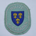 German Wiesbaden city police cloth patch
