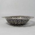 Vintage silver plated sweets bowl