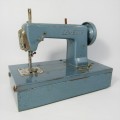 Vintage Sew-ette tin plate battery operated toy sewing machine - working - needs needle