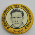 1956 Springbok Rugby tour Paul Johnstone tinnie badge