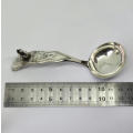Antique Victorian hallmarked silver sugar spoon - Repaired - Weighs 16.6g