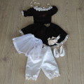 Lot of vintage doll clothing