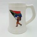 1994 SA Army Western Province command Cape March porcelain tankard