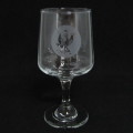 1970`s SA Womans Auxiliary Naval service (SWANS) sherry glass - rare