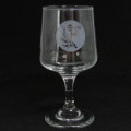 Set of 6 vintage SA Womans Auxiliary Naval Service (SWAN) sherry glasses - circa 1970`s - very rare