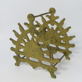 Antique Brass pen stand - one stabilizer loose