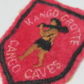 Vintage Congo Caves cloth badge
