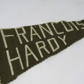 Vintage Francoise Hardy promotional flag