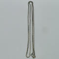 Silver necklace 58cm - weighs 6.4g