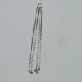 Silver necklace 53cm - weighs 3.7g