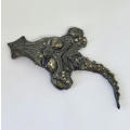 Handmade sterling silver stingray brooch - Weighs 29.3g