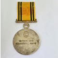 SA Prison service silver faithful service medal