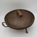 Antique Copper pie pan with original lid