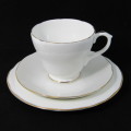 Duchess white and gold porcelain trio