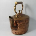 19th Century Copper Kettle - Victorian - scarce oval lid
