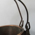 Antique Kenrich cast iron 1 pint glue pot with copper inner