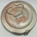 Vintage Silver plated copper sterilization container dressing drum