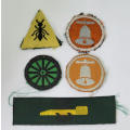 Lot of 5 Voortrekker patches and badges
