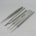 Lot of 6 different dentist tools