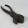 Antique Military leather working saddler pliers with military markings - SC Tomkins