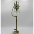 Antique lamp converted to electric - working