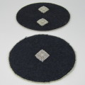 Pair of German Bundeswehr rank badges