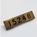 Vintage Police #15248 officer number badge
