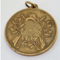1892 Neuchantel swiss shooting medallion