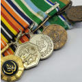 Set of 5 SADF miniature medals - Loyal service medal is missing