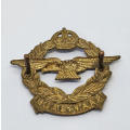 WW2 SA Air Force cap badge