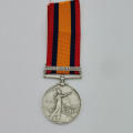 Scarce Boer War Defence of Kimberley QSA medal issued to private A. Paulie, Kimberley Town Guard