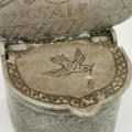 Antique Gnadental Zinn Edward Scholl German pewter salt holder