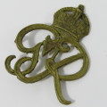 British Norfield Yeomanry brass badge - only one lug