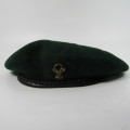 SA Infantry beret with brass bokkop - 53cm