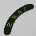 SADF 2 SA Infantry cloth shoulder title